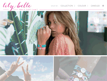 Tablet Screenshot of lilybelle.co.uk